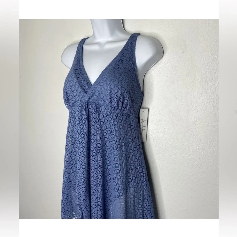 Nicole Miller Crochet Swimdress One Piece (M) NWT - Picture 2 of 12